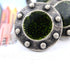 Buttons (Set of 10) - Pewter Studs | Metal | 11mm | Deep Emerald